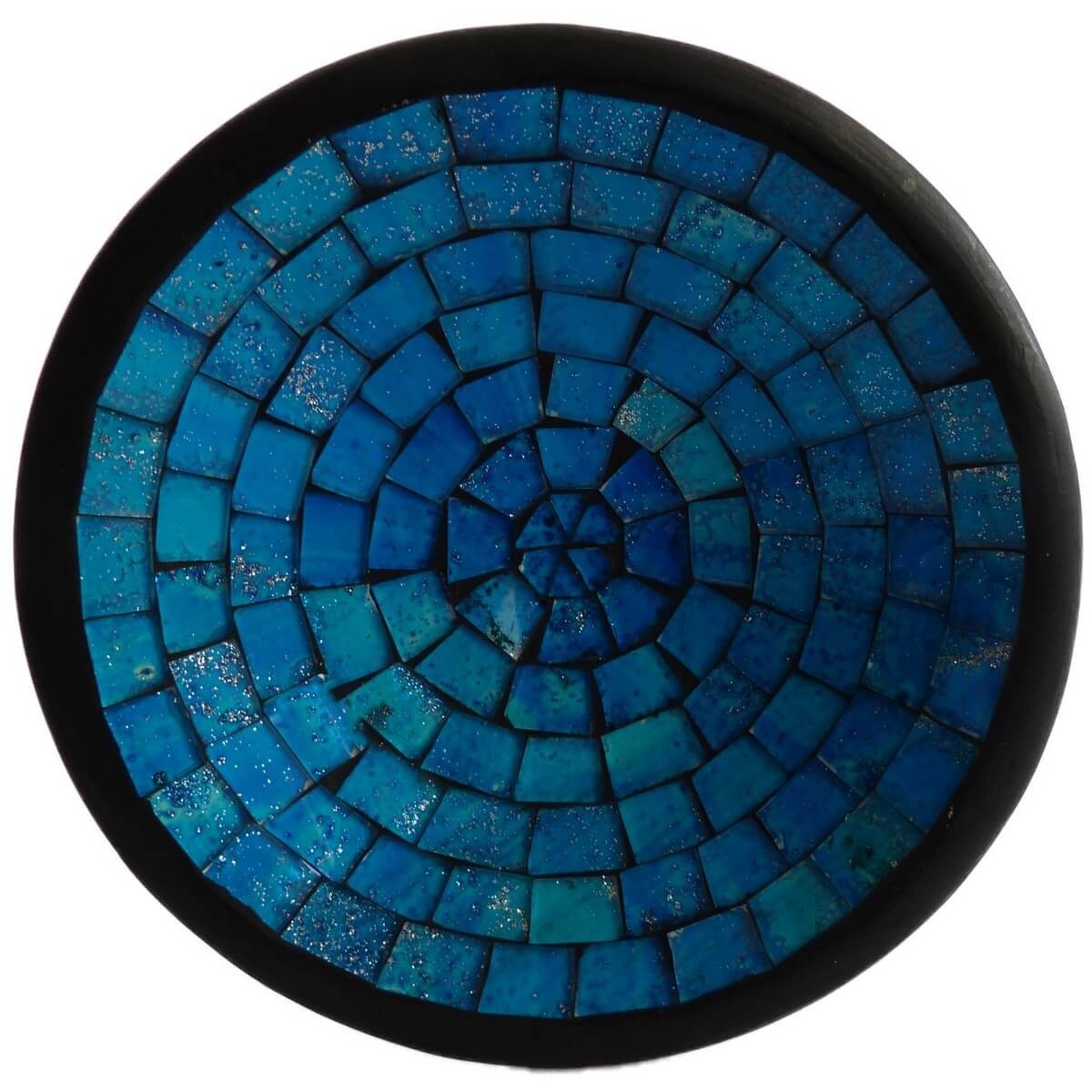 Mosaikschale Tonschale Glasschale Dekoschale Mosaik Kunsthandwerk Glassteine Deko rund M